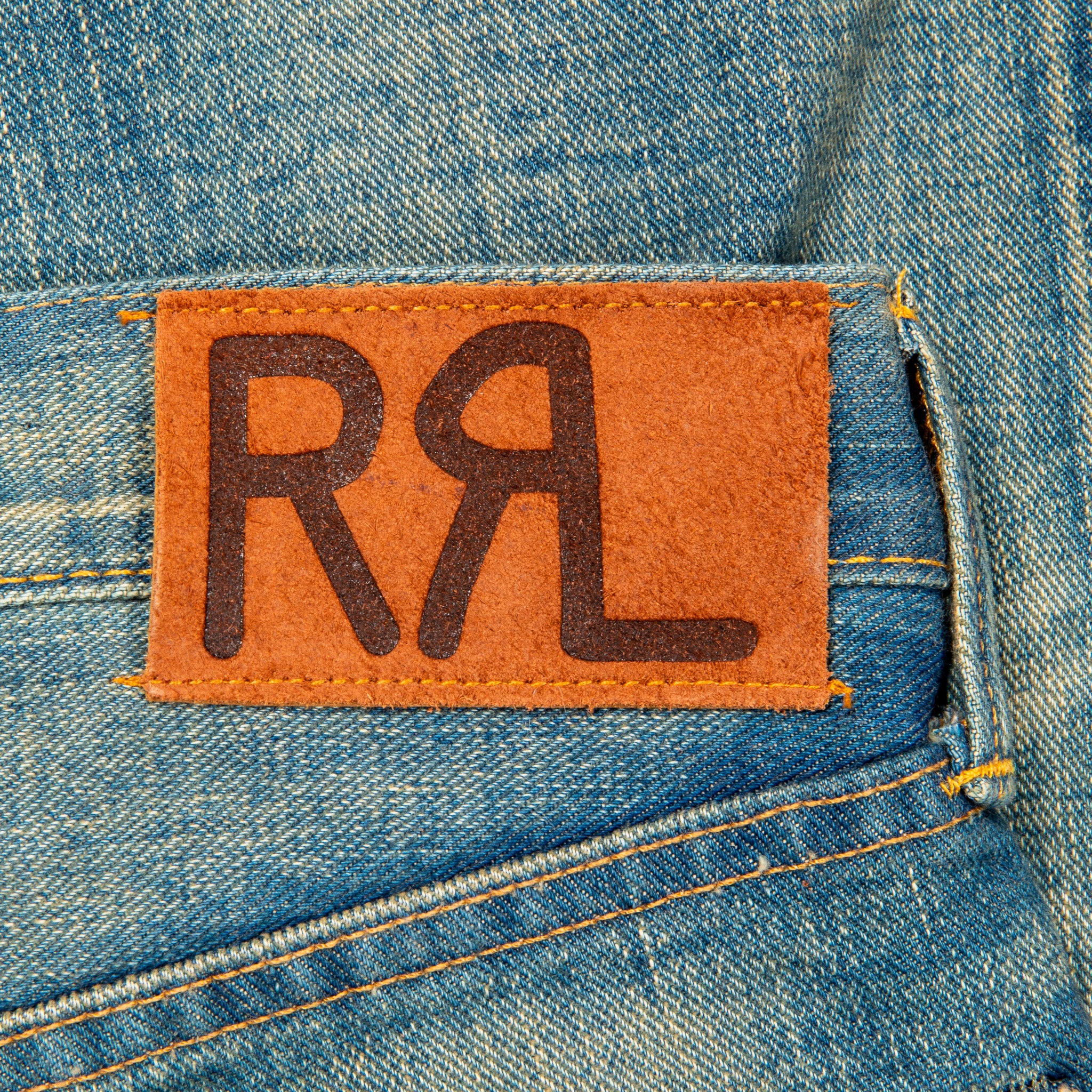 RRL Straight Leg Jeans Milner Wash