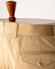 Caruso Pantaloni Cottone Stretch Beige Medio