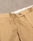 Caruso Pantaloni Cottone Stretch Beige Medio