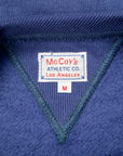 The Real McCoys Athletic 10 Oz Loopwheel Sweatshirt MQ Navy