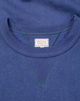 The Real McCoys Athletic 10 Oz Loopwheel Sweatshirt MQ Navy