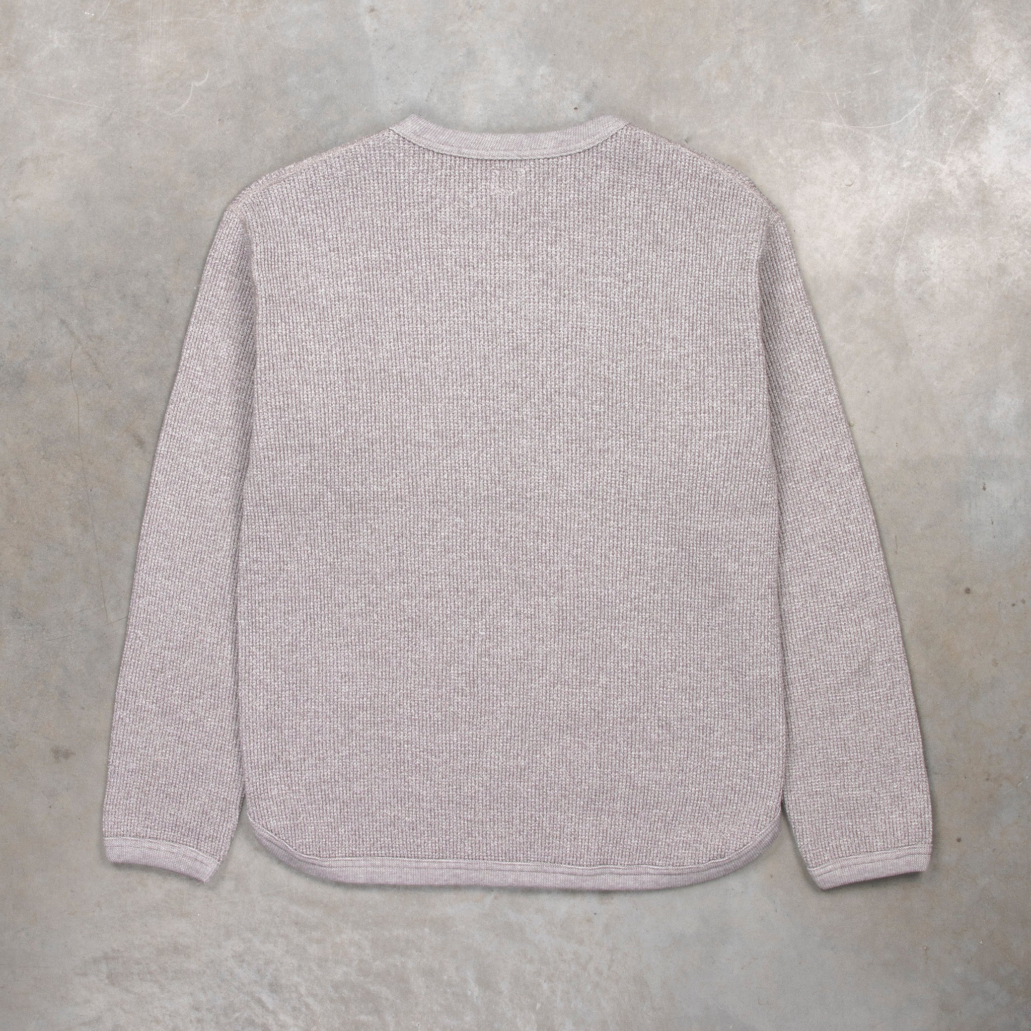 Fullcount 5964 Twisted Heavyweight Waffle Longsleeve Heather Gray