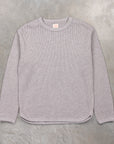 Fullcount 5964 Twisted Heavyweight Waffle Longsleeve Heather Gray