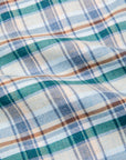 Finamore Tokyo Fit Collo Sergio Flannel Green Plaid