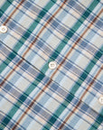 Finamore Tokyo Fit Collo Sergio Flannel Green Plaid