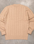 Drumohr Cashmere Treccia Crew Neck Corda