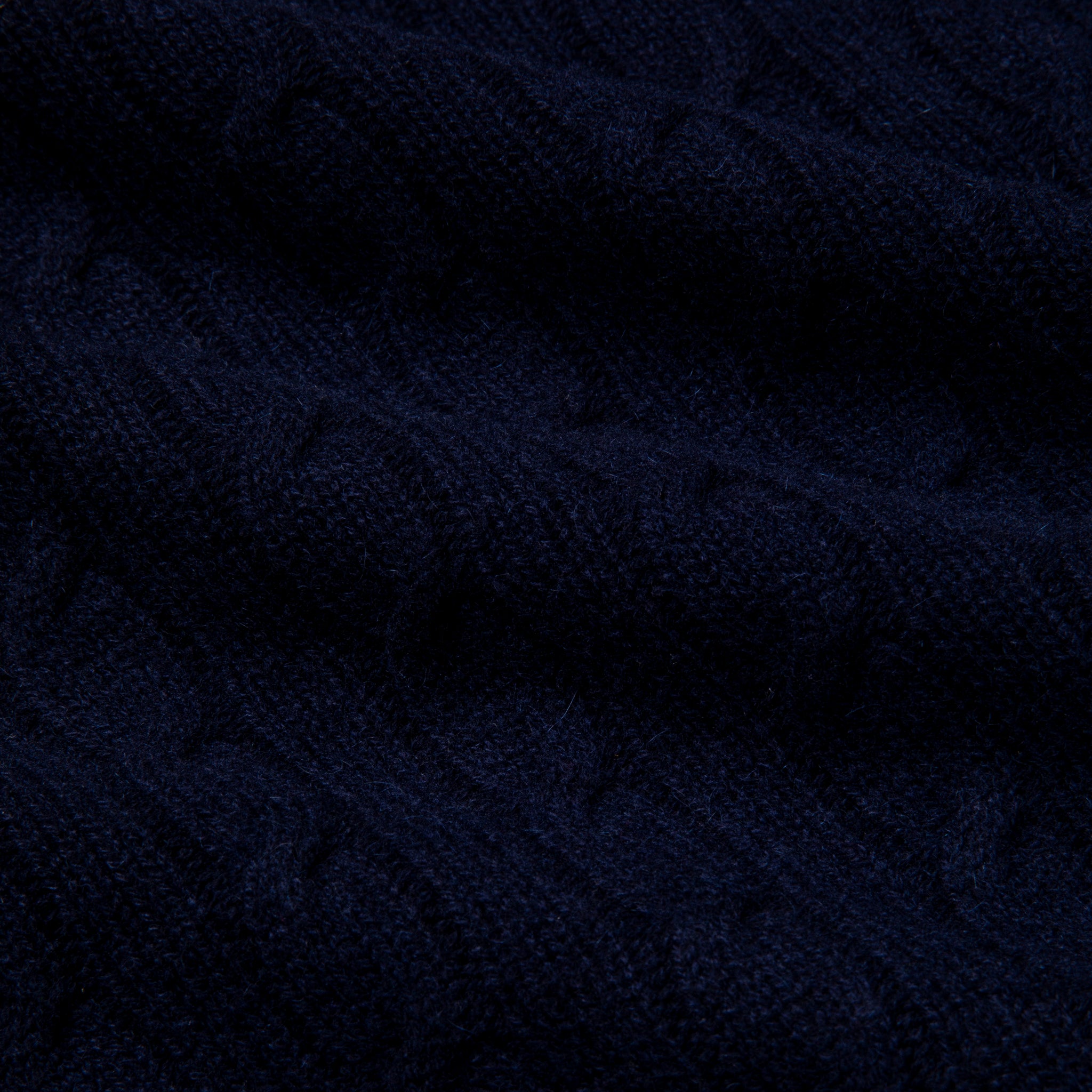 Drumohr Cashmere Treccia Crew Neck Blu Notte