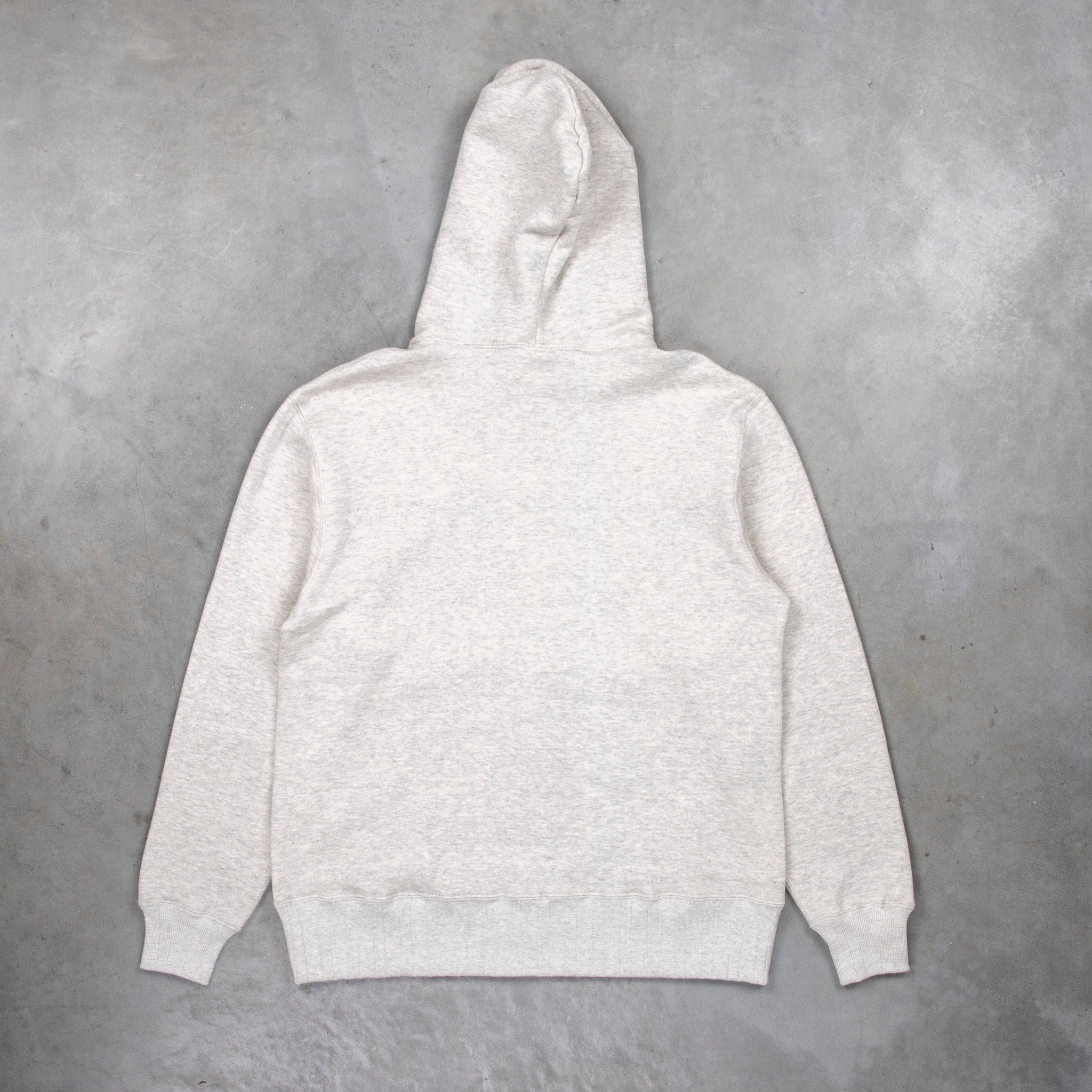 Velva Sheen Loopwheeler Zip-up Hoodie Heather Grey