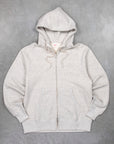 Velva Sheen Loopwheeler Zip-up Hoodie Heather Grey