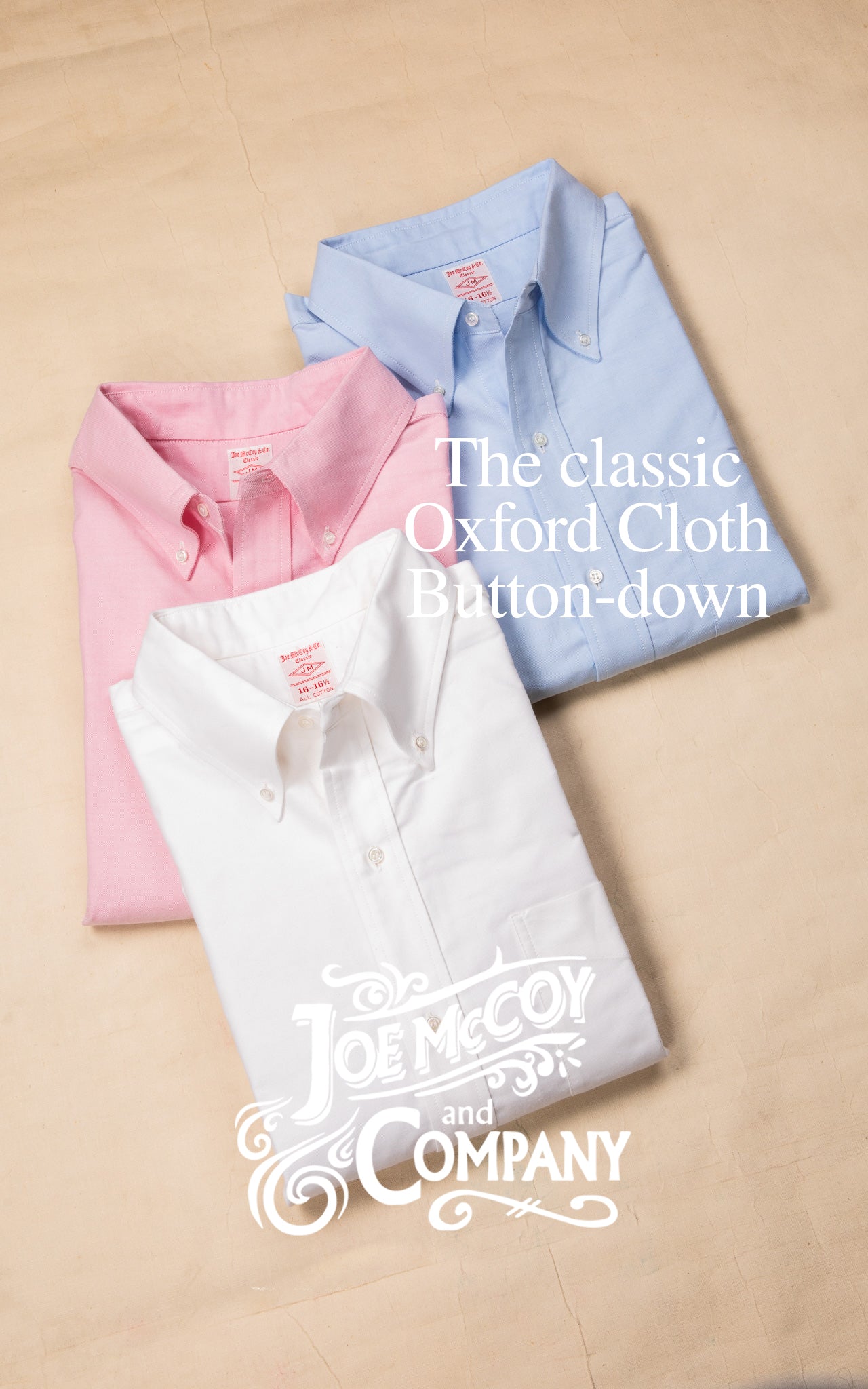 Joe McCoy Classic Oxford Cloth Button-down Shirt