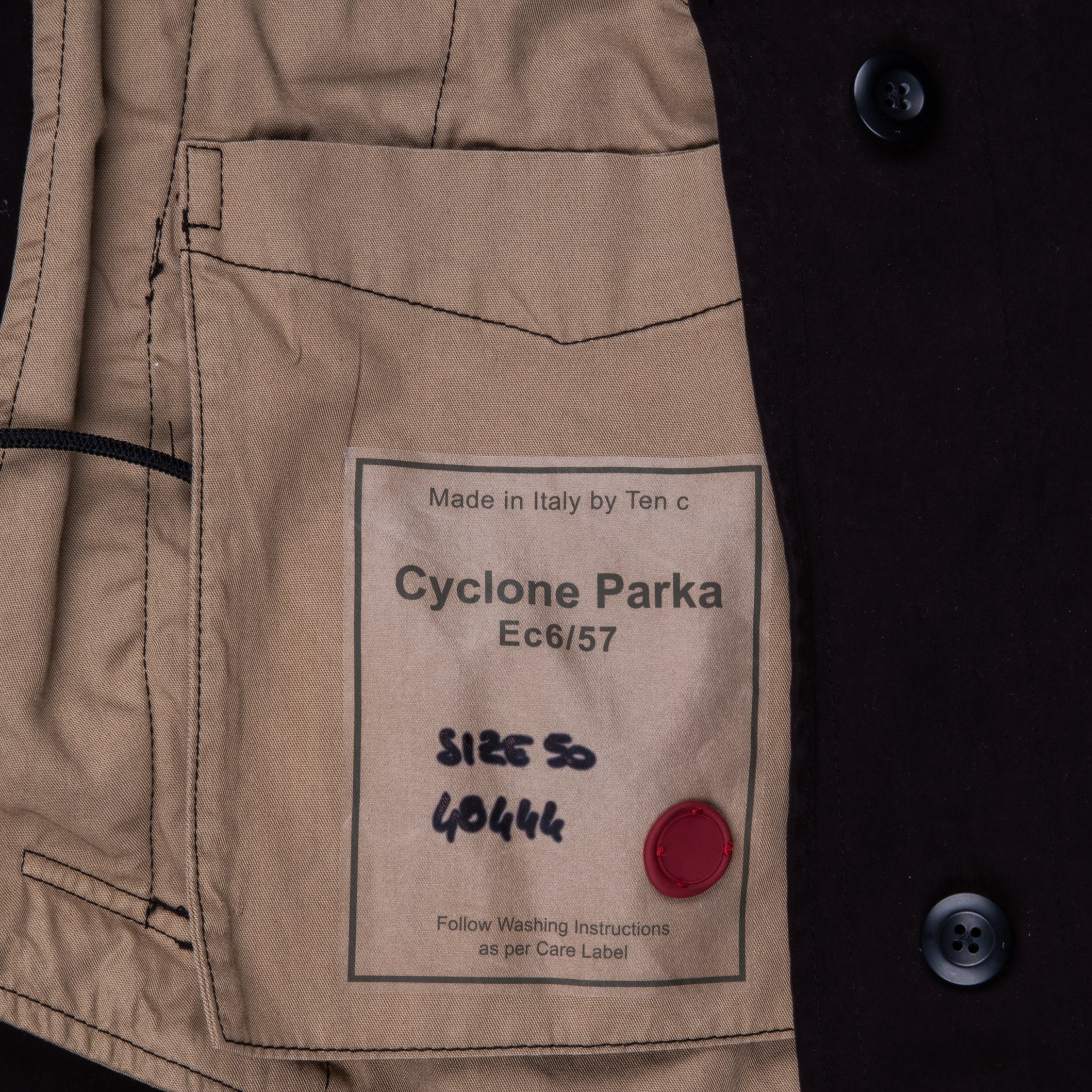 Ten C OJJ Cyclone Parka Black – Frans Boone Store