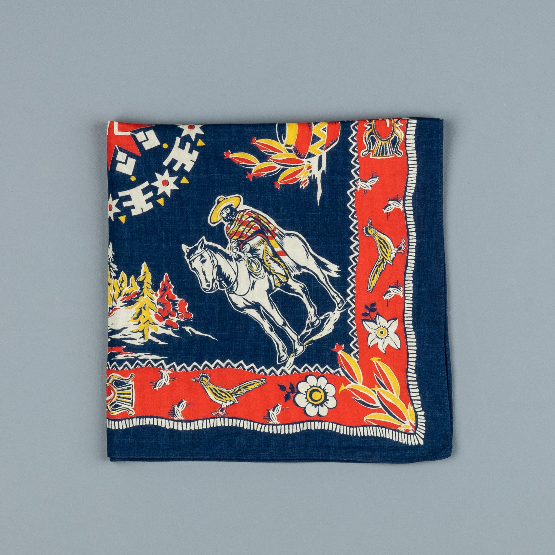 RRL Mesa Bandana Navy Cream – Frans Boone Store