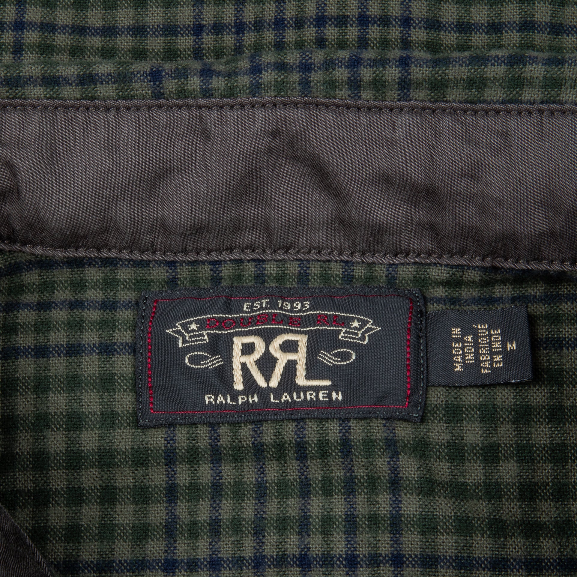 RRL Catalogue Workshirt Brushed Ombre plaid – Frans Boone Store