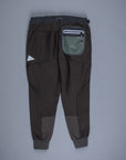 And Wander light fleece pants black