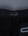 And Wander light fleece pants black