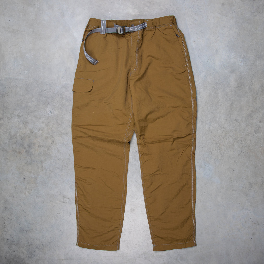 And Wander Ny Taffeta Hiker Pants Khaki