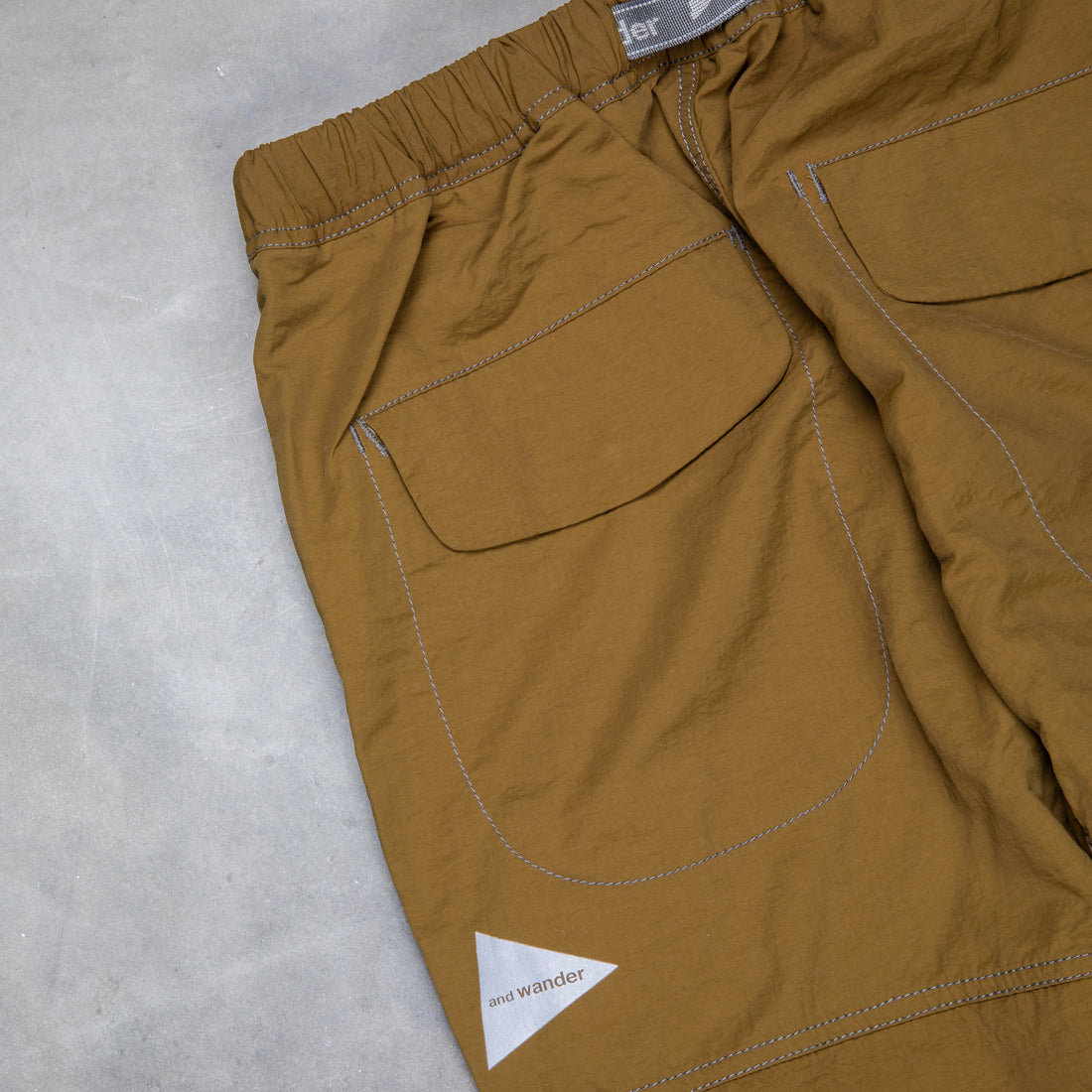 And Wander Ny Taffeta Hiker Pants Khaki