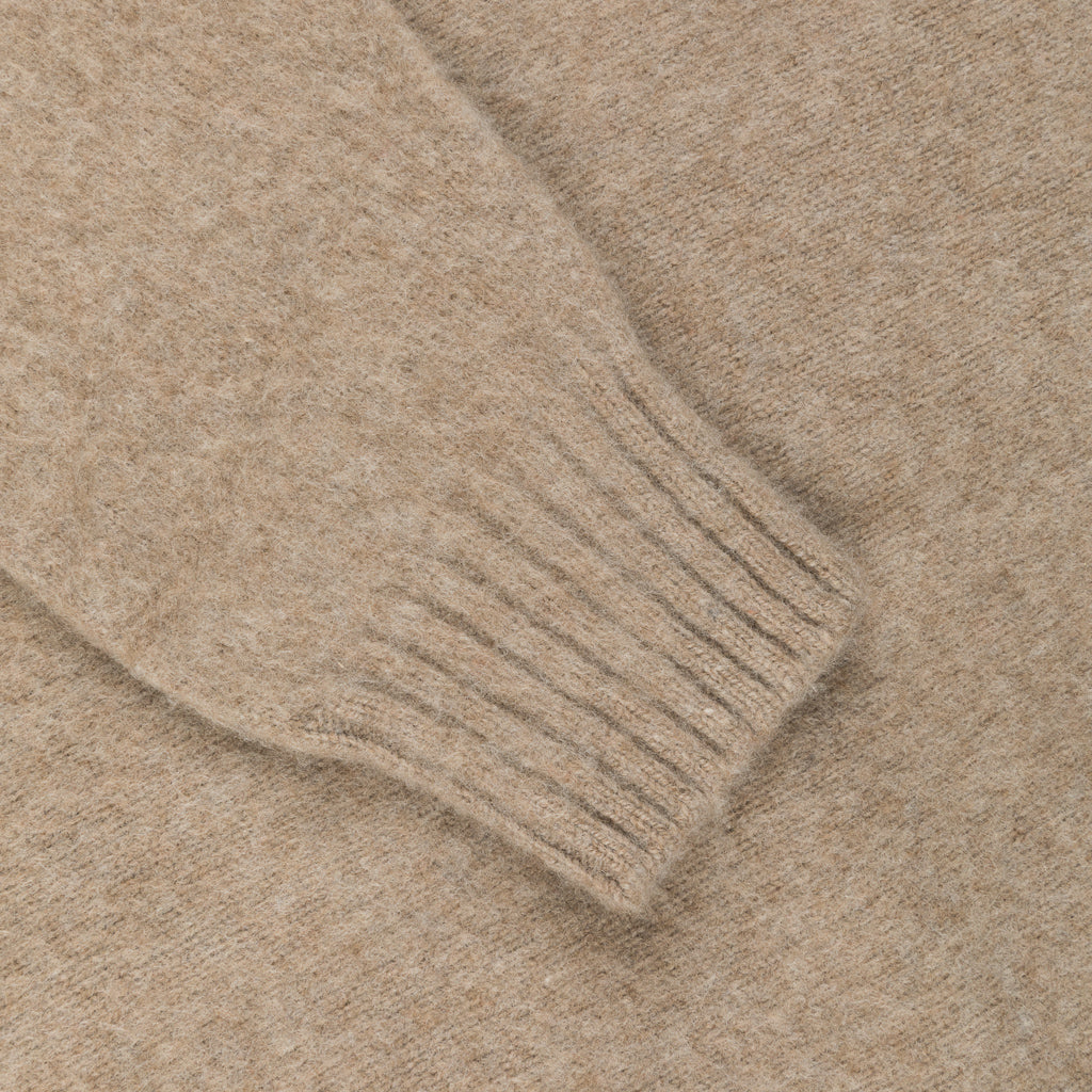 Drumohr Full Zip Garzato Wool Sweater Mastice – Frans Boone Store