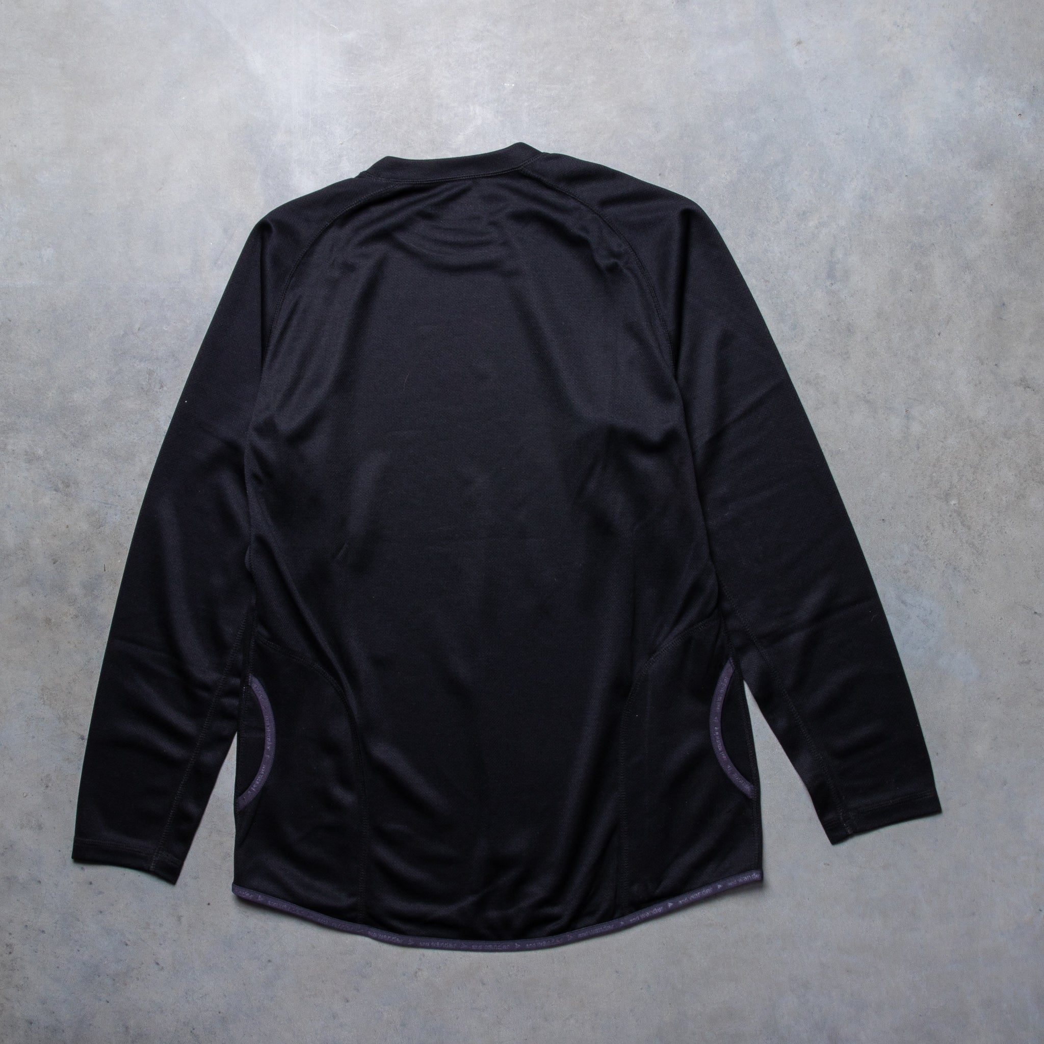 And Wander Power Dry Jersey Raglan LS T Black – Frans Boone Store