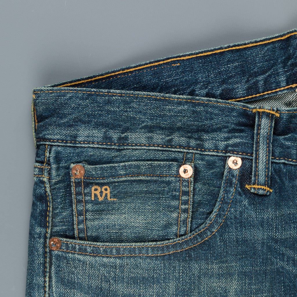 RRL Slim Narrow Jeans Wellston wash