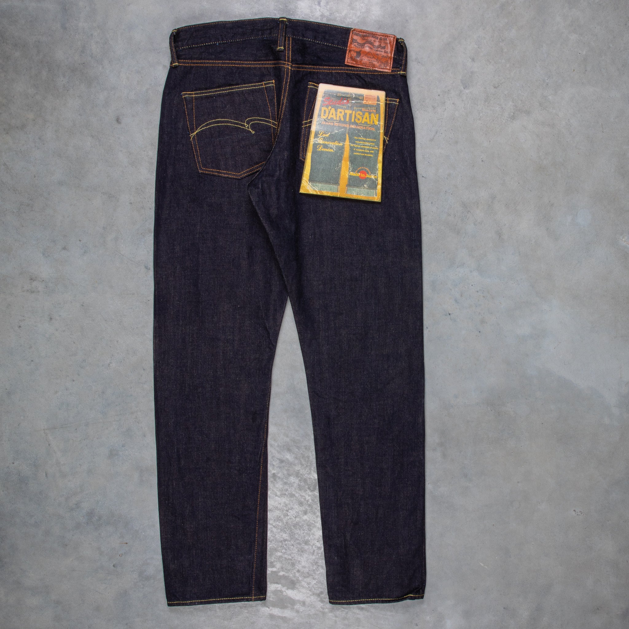 Studio D'Artisan SD 908-G3 Relax Tapered Fit jeans one wash