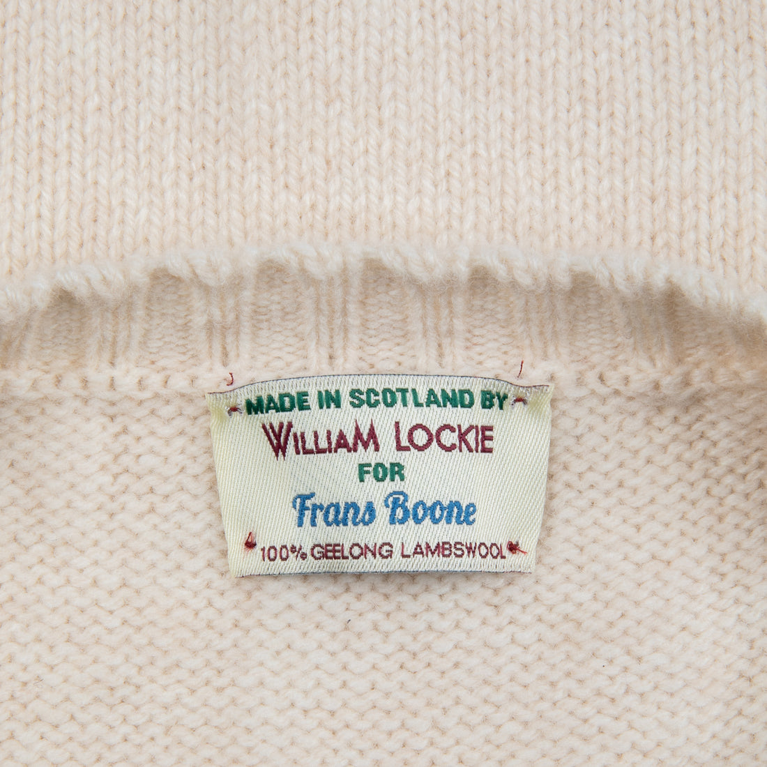 William Lockie x Frans Boone Super Geelong Vintage fit sweater