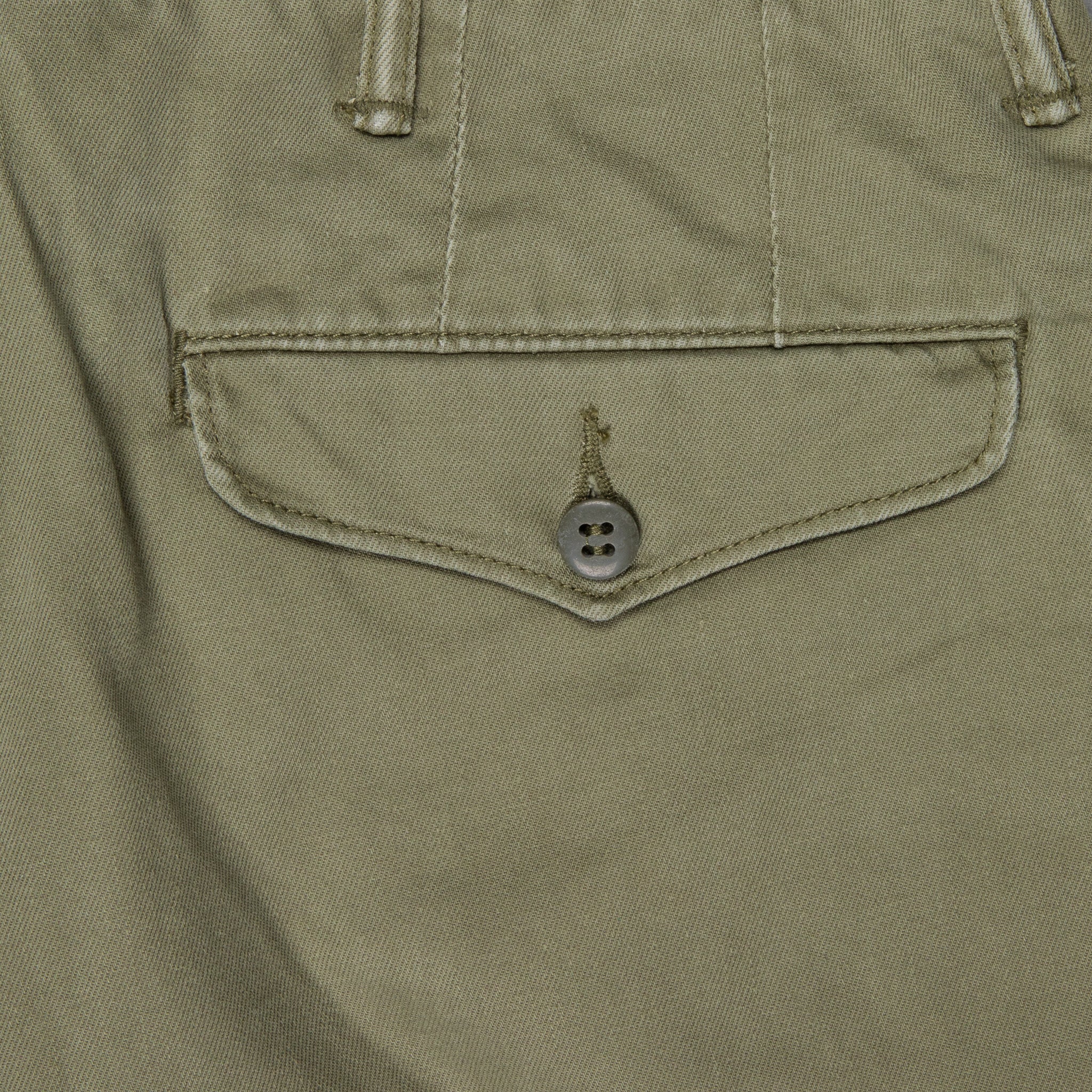 RRL Officer´s Chino Piece Dye Right Hand Twill Olive – Frans Boone