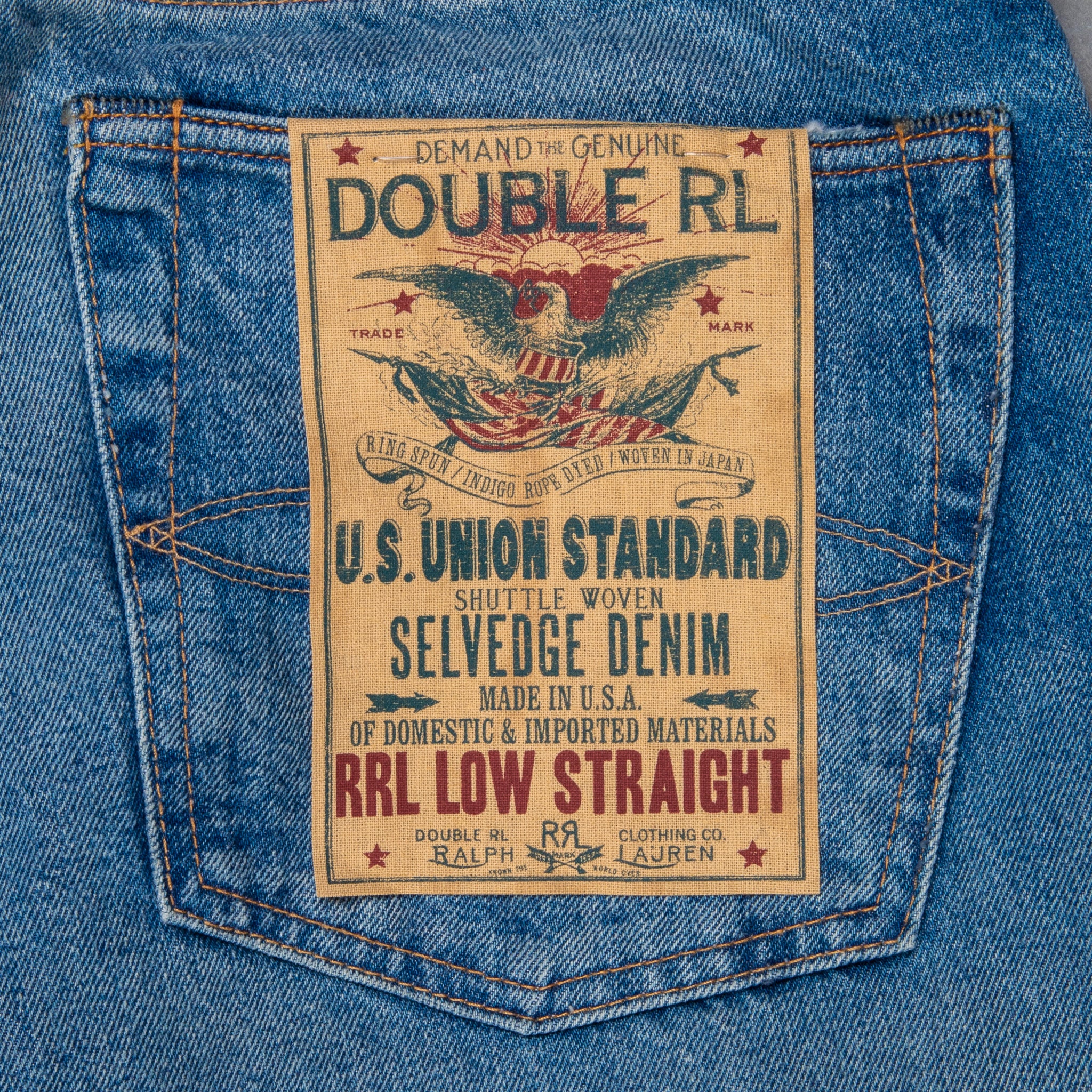 RRL Low Straight Lansford Wash – Frans Boone Store