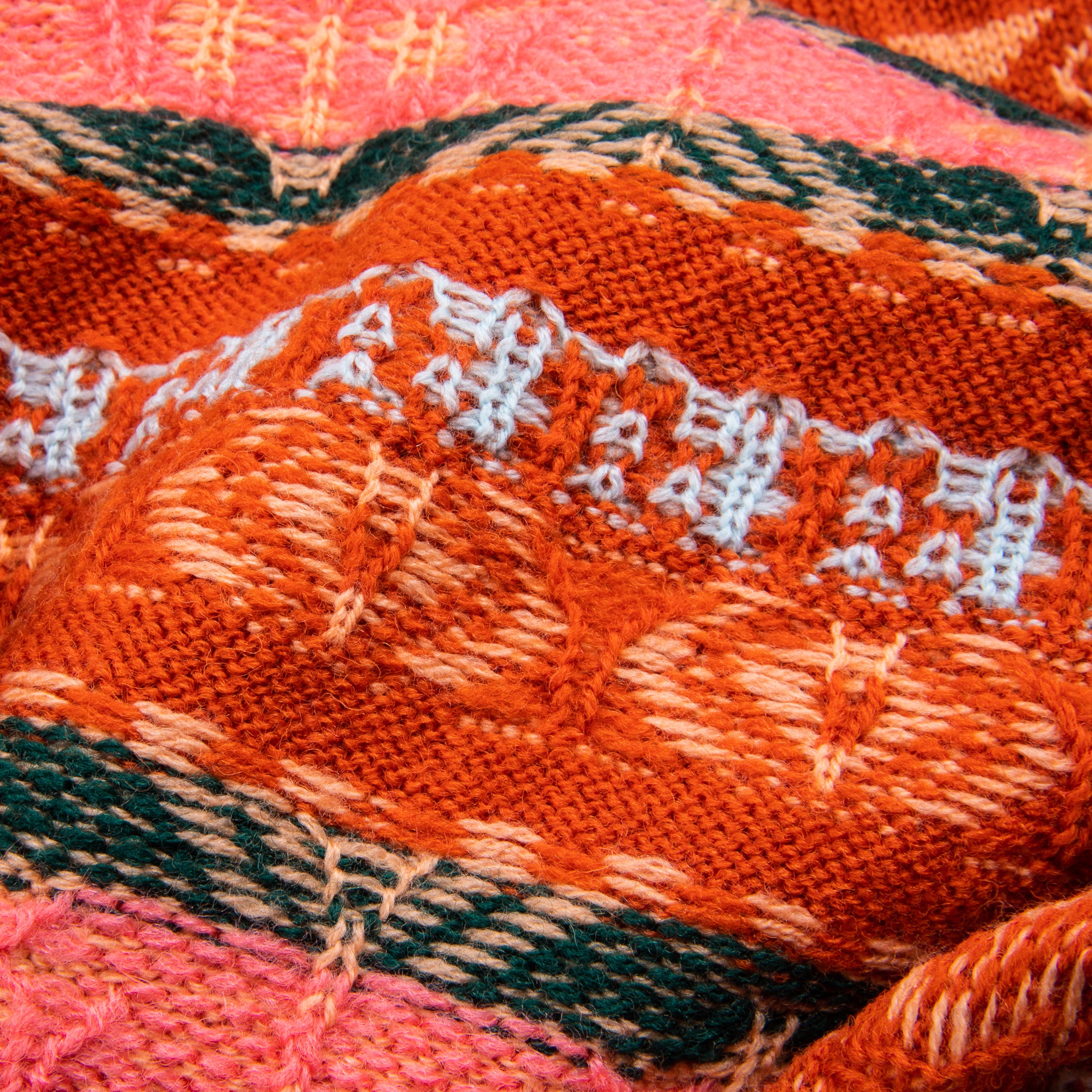 The Real McCoy&#39;s Fair Isle Sweater Orange