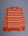 The Real McCoy's Fair Isle Sweater Orange