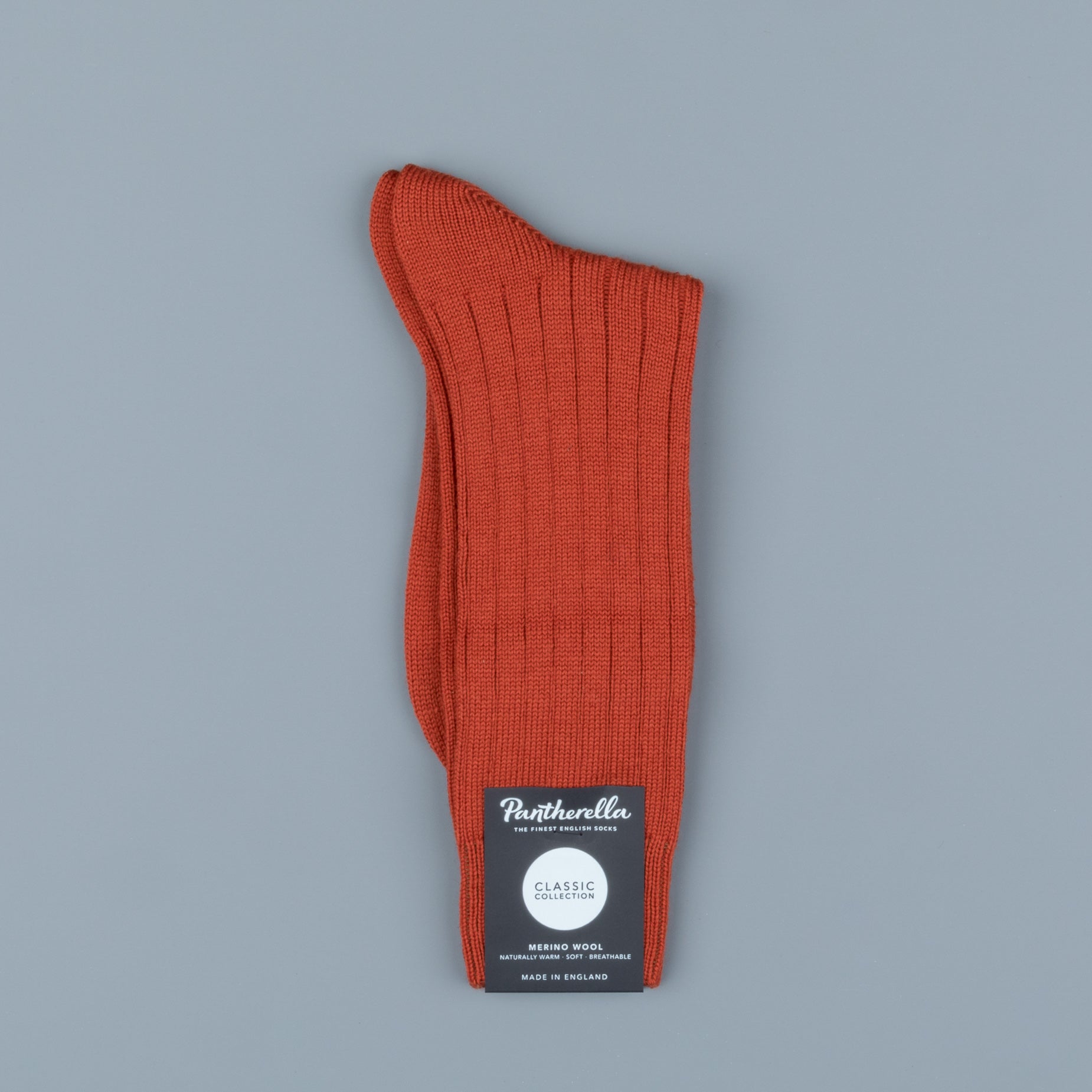 Frans Boone x Pantherella Packington Merino wool socks Russet – Frans ...