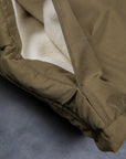 The Real McCoy's Cotton / Nylon Hooded Down Jacket Olive