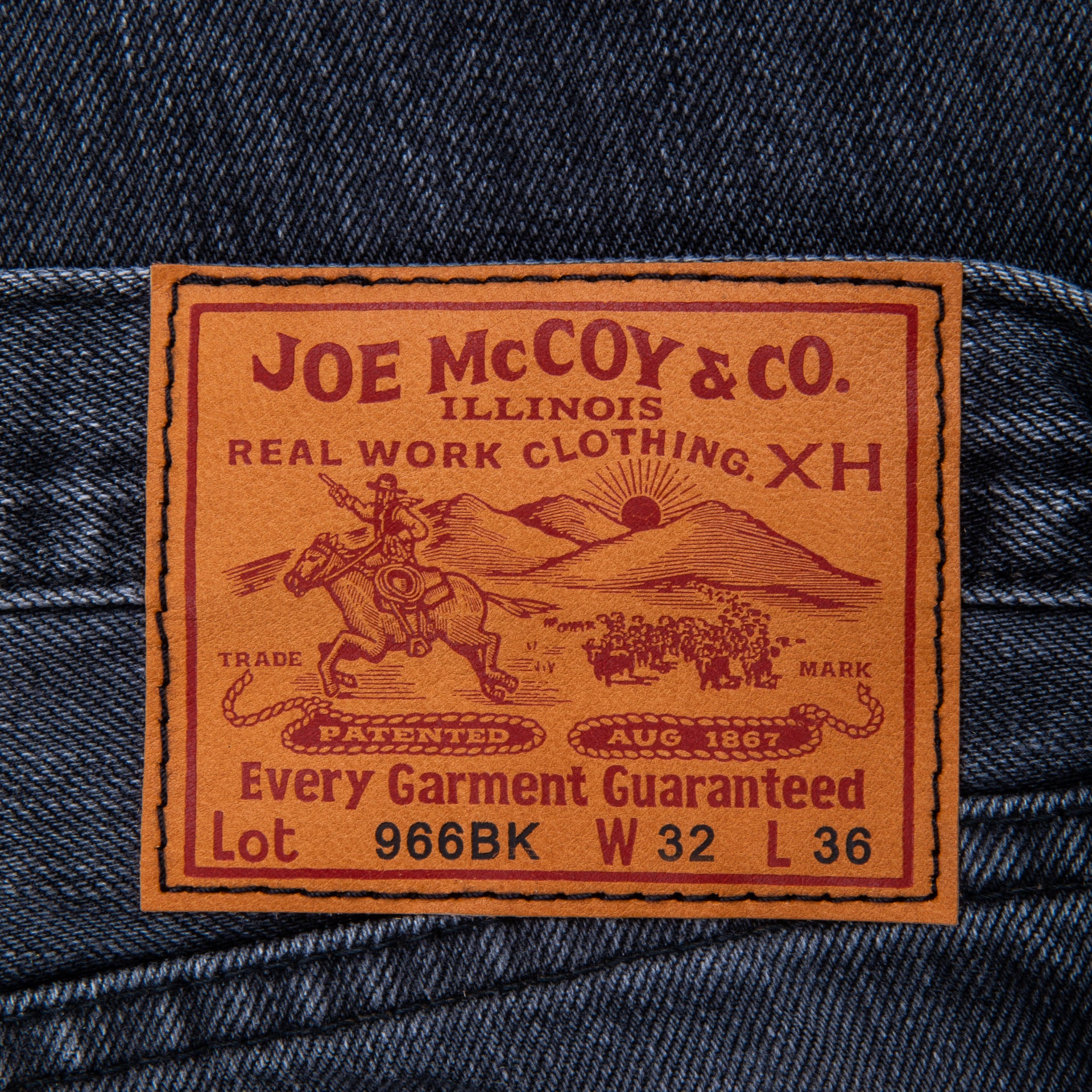 The Real McCoy's Lot. 966 Black Wash – Frans Boone Store