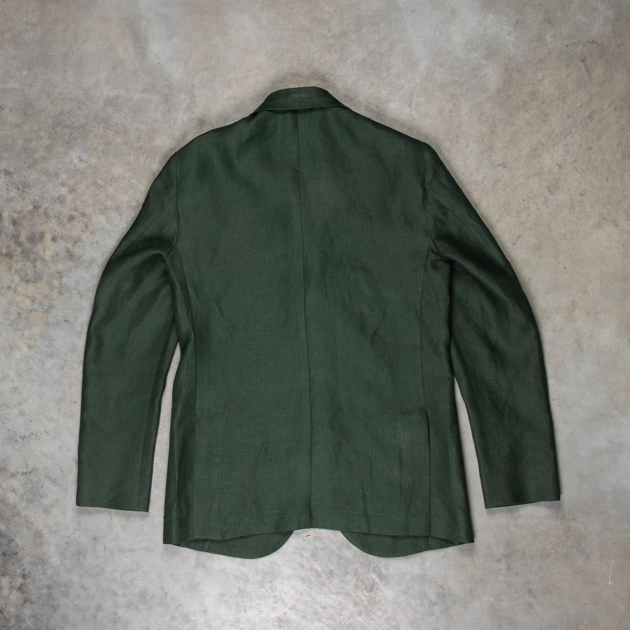 De Petrillo x Frans Boone Capri Jacket Irish Linen Pine Green