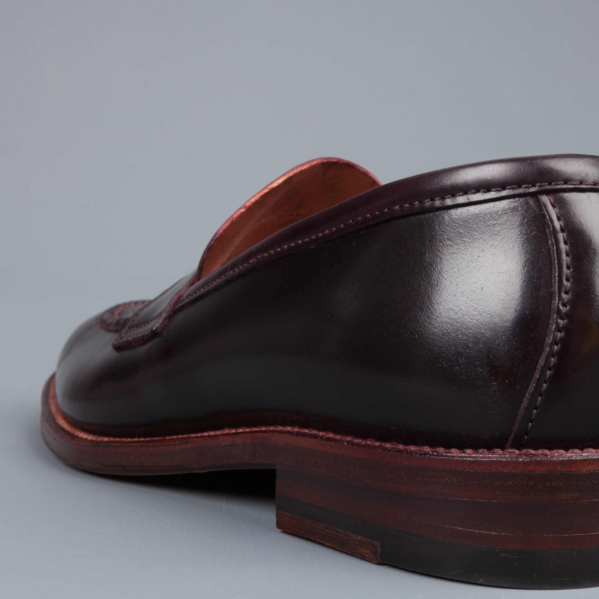 Alden unlined shops cordovan loafer