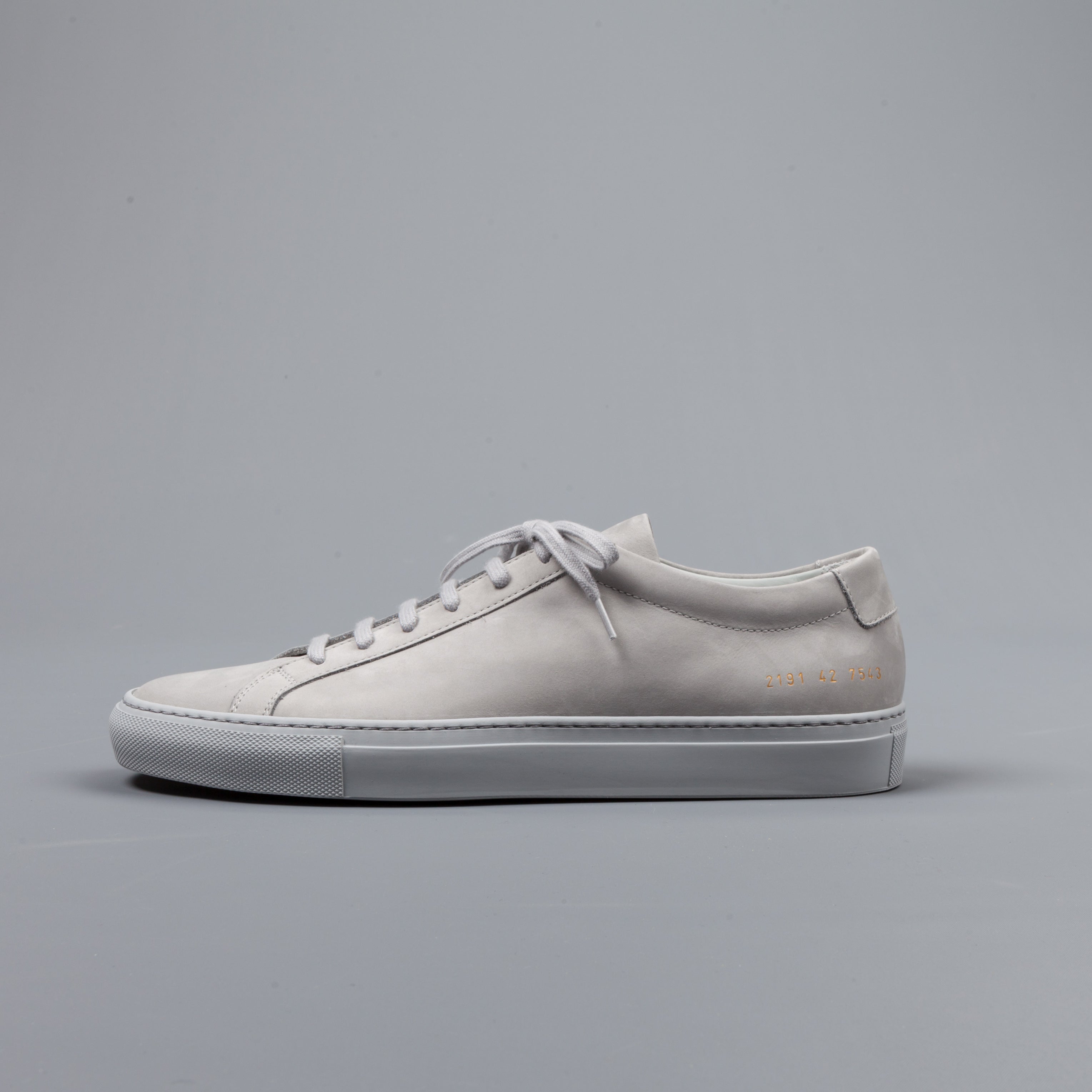 Common Projects Original Achilles Low Nabuck Grey – Frans Boone Store