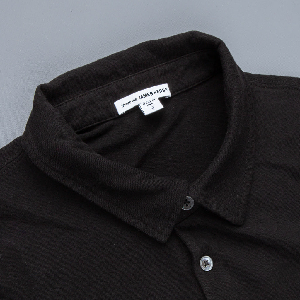 James Perse Dry Touch Jersey Polo Black – Frans Boone Store