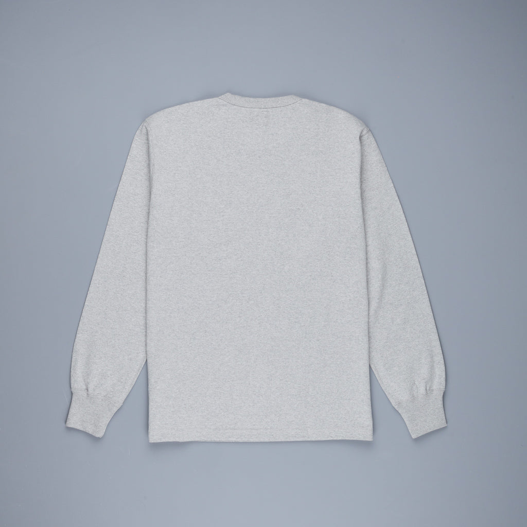 The Real McCoy´s Logo L/S Tee gray