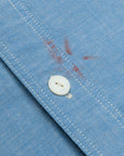 RRL Painted Chambray Workshirt Reactive Blue