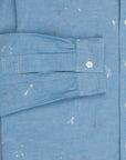 RRL Painted Chambray Workshirt Reactive Blue