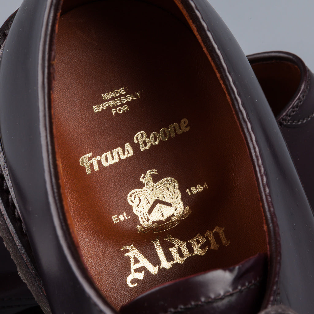 Alden x Frans Boone Cap Toe Cordovan #8 on Crepe sole