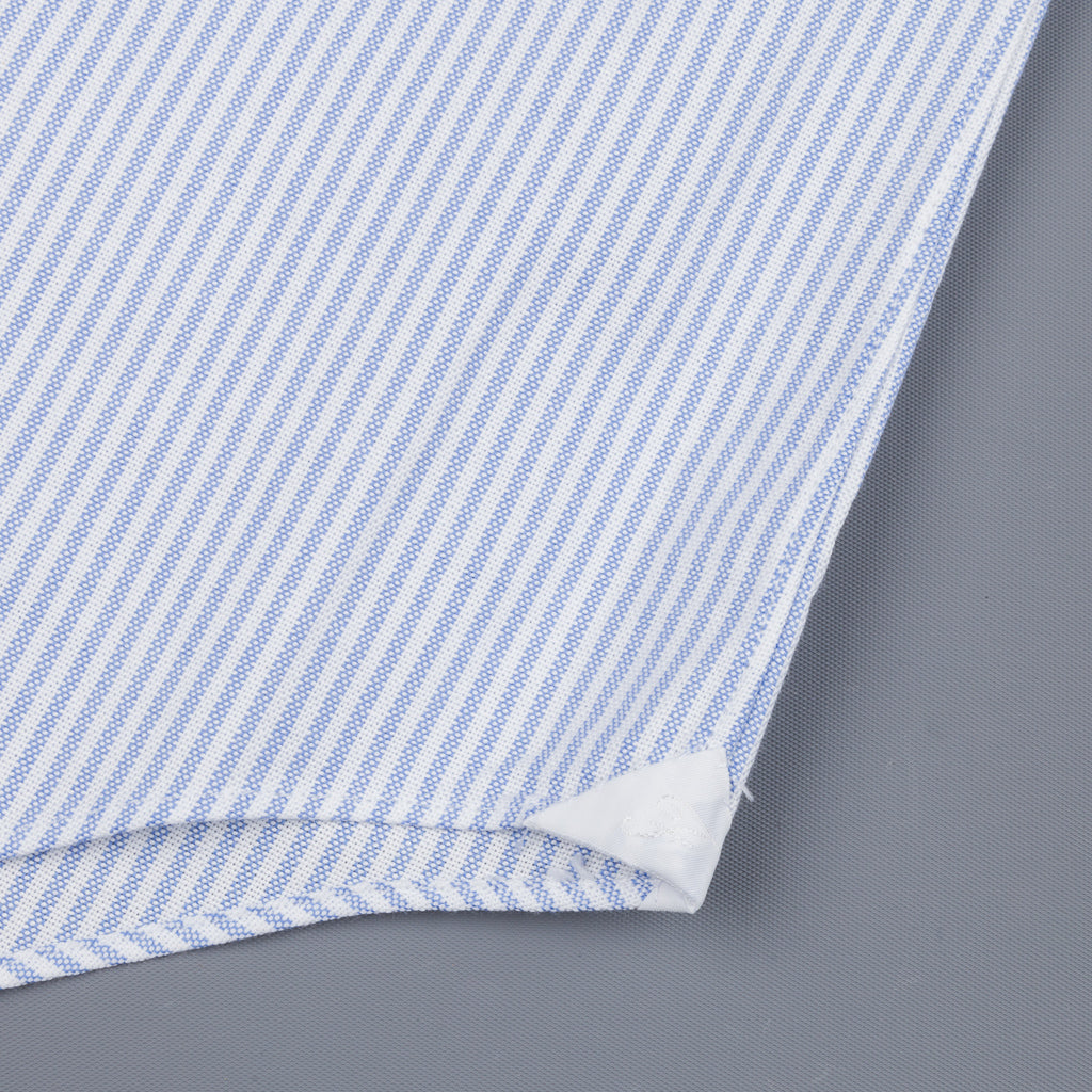 Finamore Tokyo Shirt Lucio Collar oxford Light Blue Stripe – Frans ...