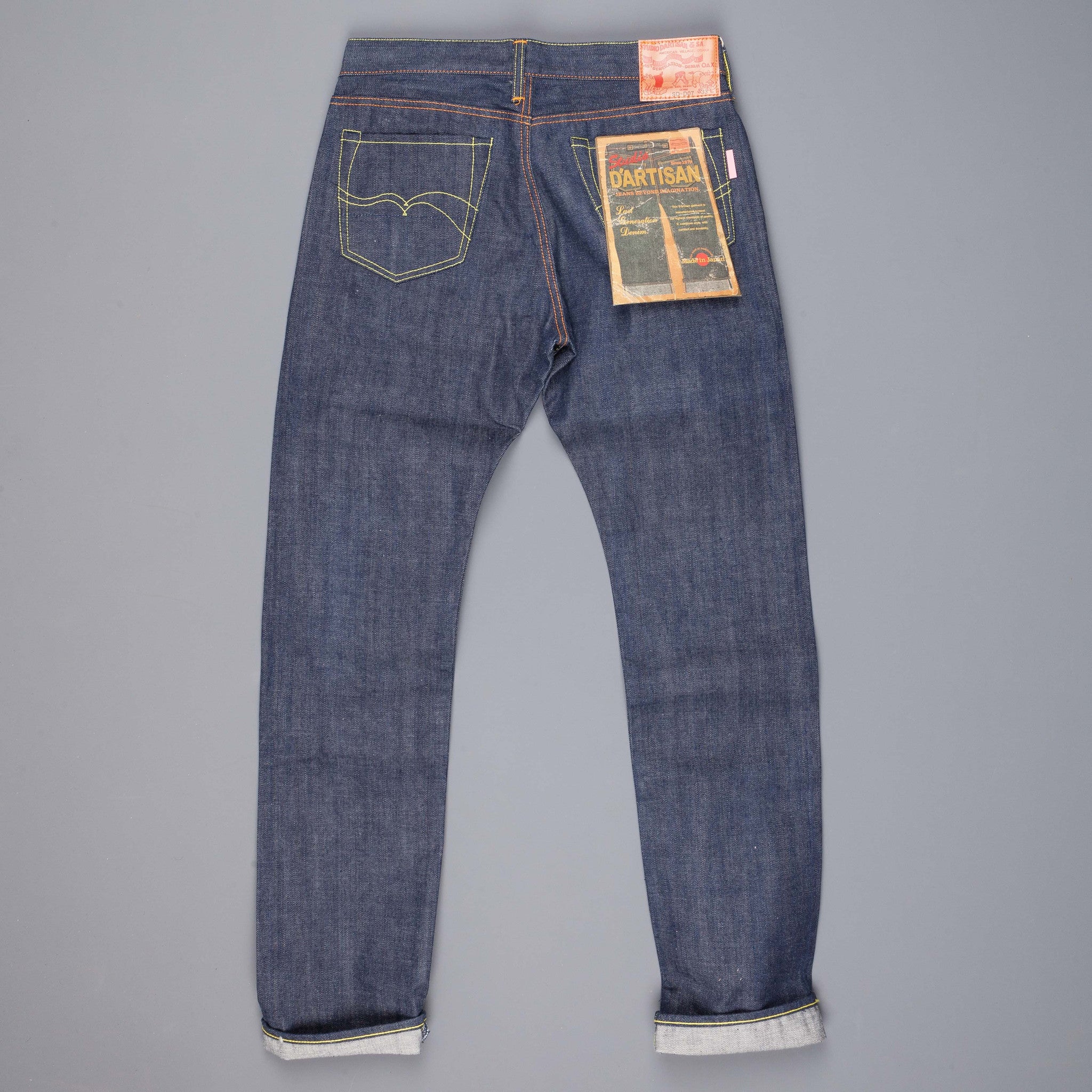 Studio d'Artisan SD-D07 Raw Slim Tapered Jeans – Frans Boone Store